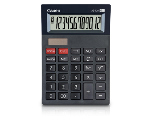 CANON 12DIGIT ARC DESIGN CALCULATOR - AS-120