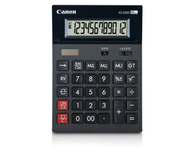 CANON 12DIGIT CALCULATOR - AS-2200