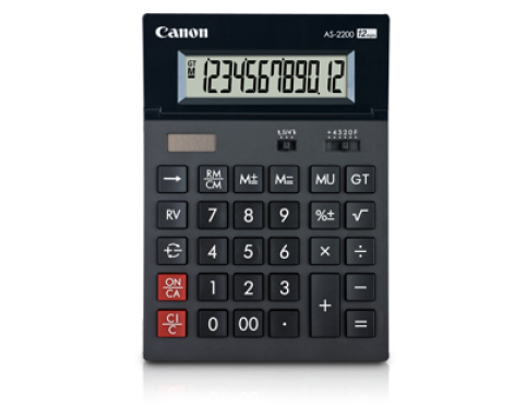 CANON 12DIGIT CALCULATOR - AS-2200