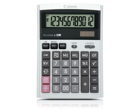 CANON 12DIGIT CALCULATOR - TX-1210HI III
